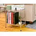 estante de livros metálica